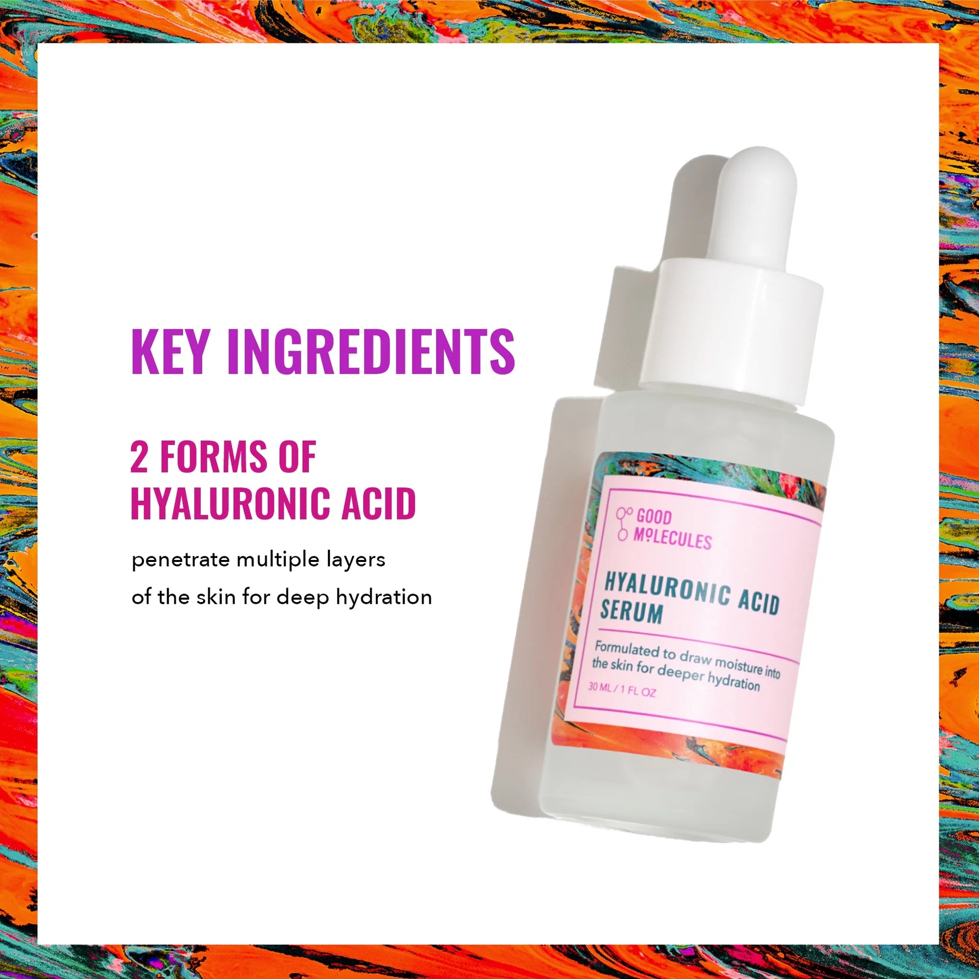 Hyaluronic Acid Face Serum - 1 Fl Oz