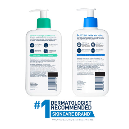 Daily Skincare Essentials Kit for Balanced to Oily Skin, 2 Piece Set