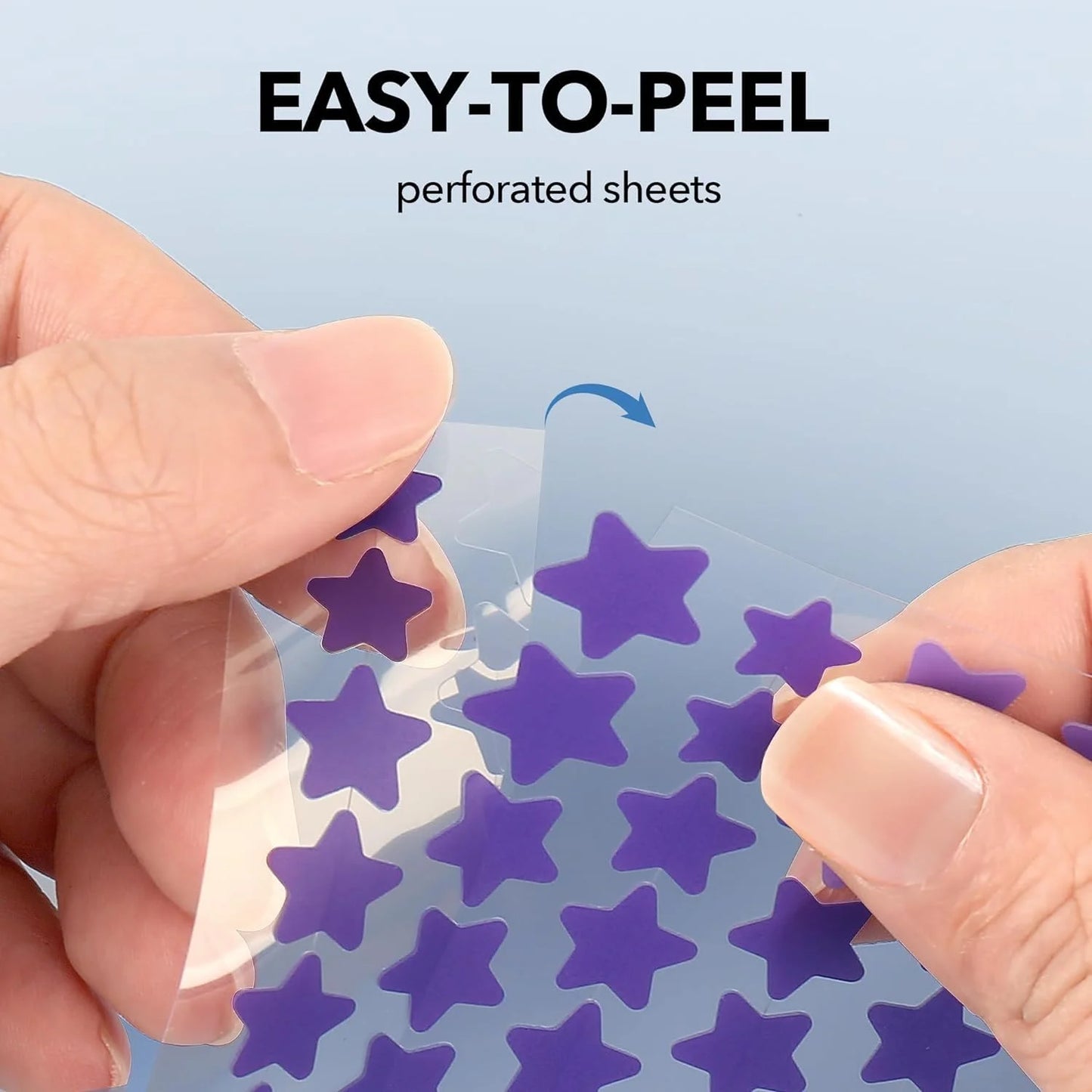 Pimple Patches for Face, Hydrocolloid Acne Patches, Cute Star Zit Covers, Colorful Superstar Patches Spot Stickers, 357 Count | 4 Sizes (8Mm/9Mm/11Mm/14Mm)