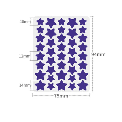 Pimple Patches for Face, Hydrocolloid Acne Patches, Cute Star Zit Covers, Colorful Superstar Patches Spot Stickers, 357 Count | 4 Sizes (8Mm/9Mm/11Mm/14Mm)